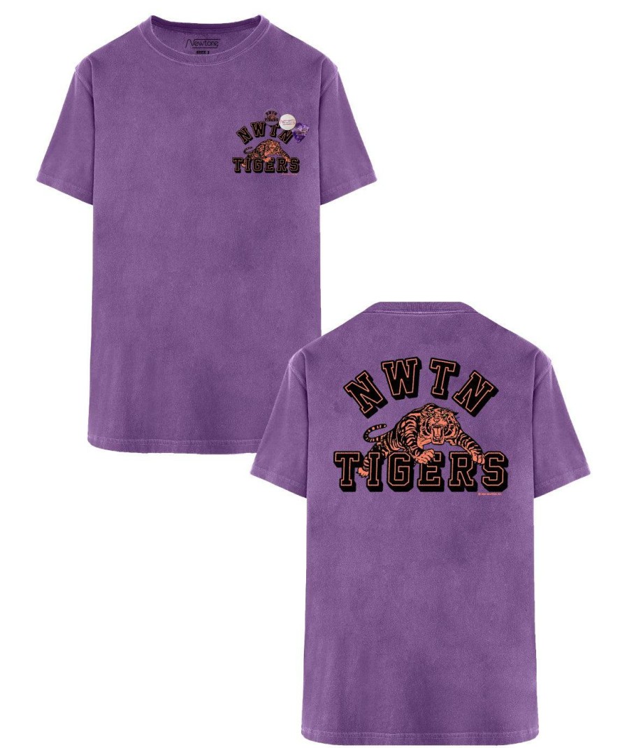 Archives Newtone | Tee Shirt Trucker Purple "Wild"