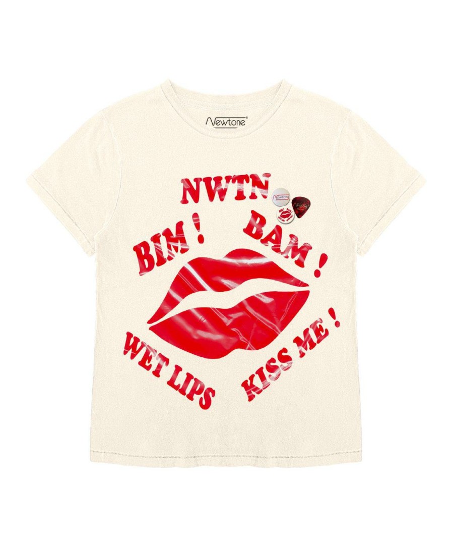 Archives Newtone | Tee Shirt Starlight Natural "Wet Lips"