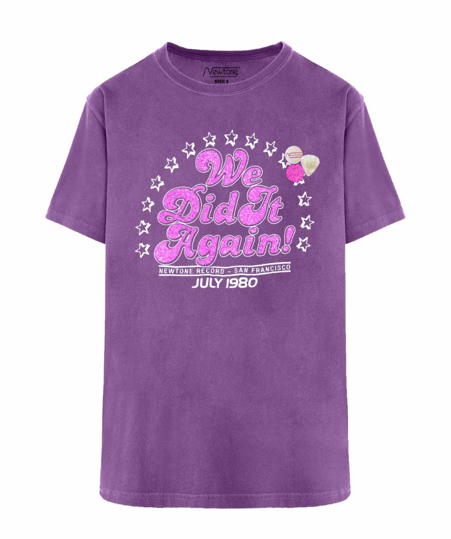 Femme Newtone | Tee Shirt Trucker Purple "Again"