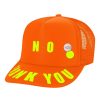 Archives Newtone | Cap Toper Neon Orange "No"