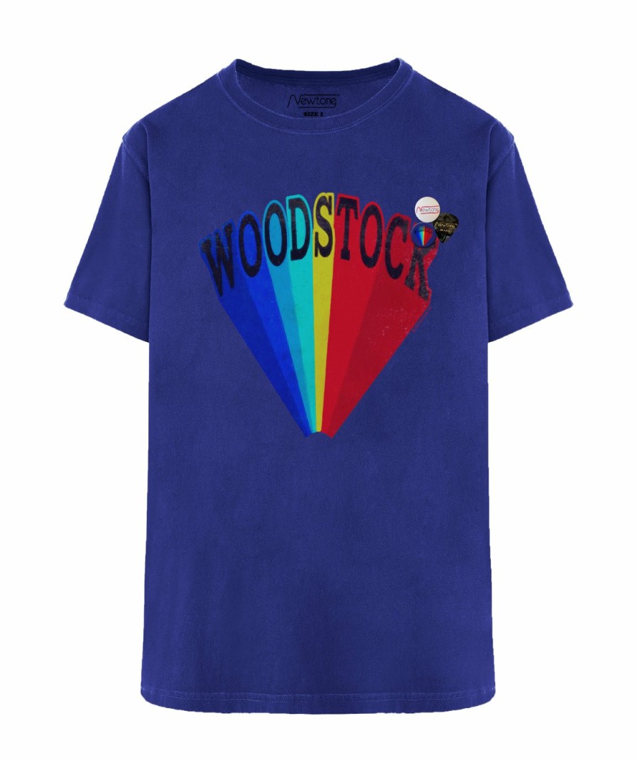 Archives Newtone | Tee Shirt Trucker Royal "Woodstock Fw23"