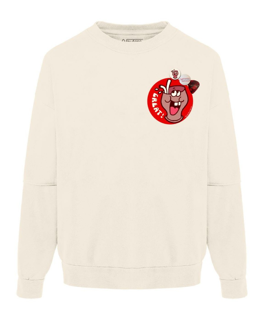 Archives Newtone | Sweatshirt Roller Natural "Candy"