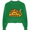 Archives Newtone | Sweatshirt Crop Porter Grass "Tacos"