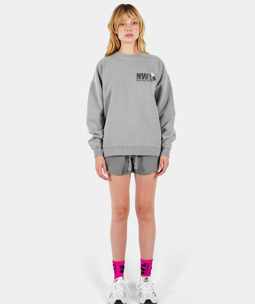 Femme Newtone | Sweatshirt Roller Grey "Brand Ss24"