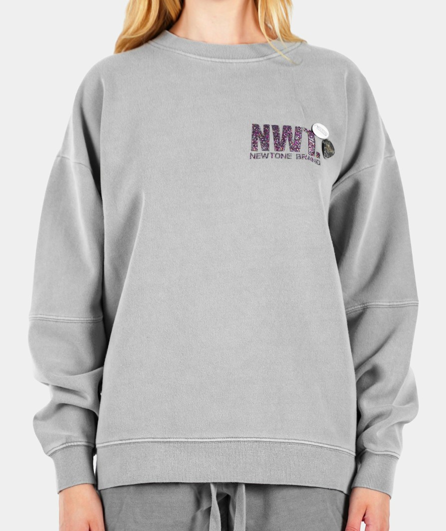 Femme Newtone | Sweatshirt Roller Grey "Brand Ss24"