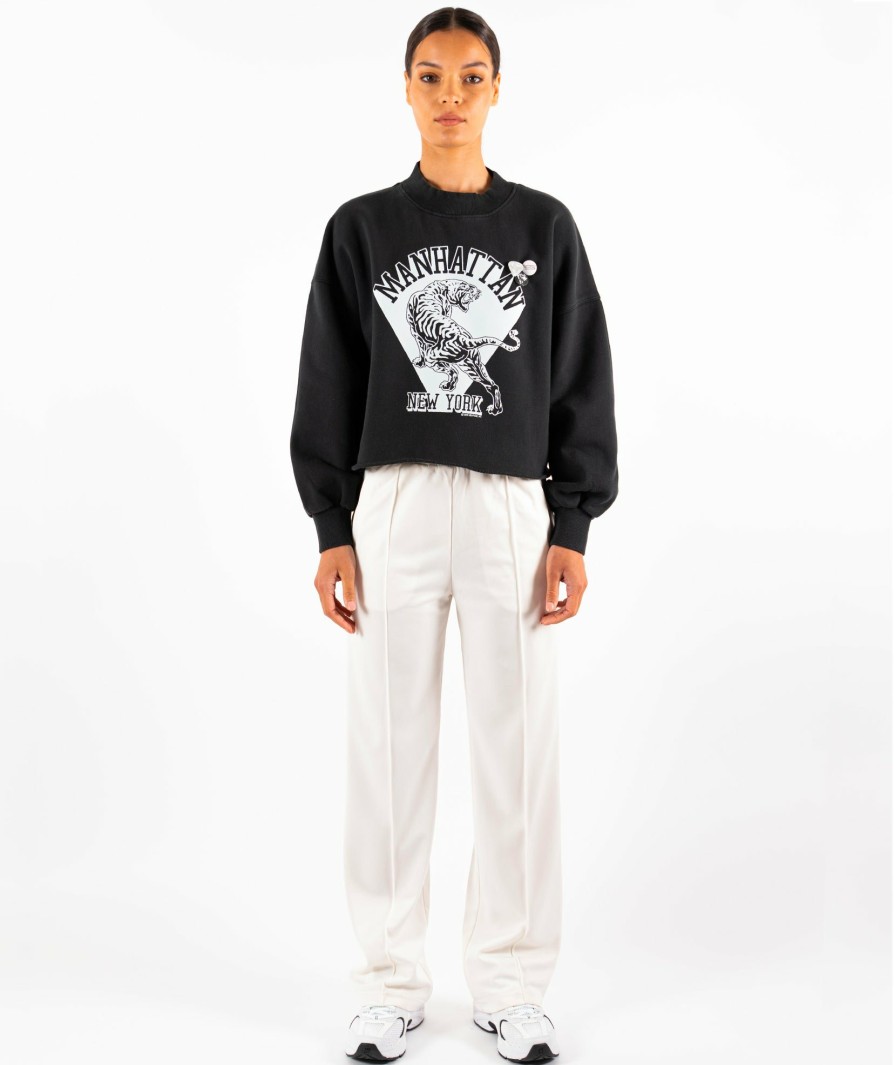 Archives Newtone | Sweatshirt Crop Porter Night "Manhattan Fw23"