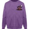 Archives Newtone | Sweatshirt Roller Purple "Wild"