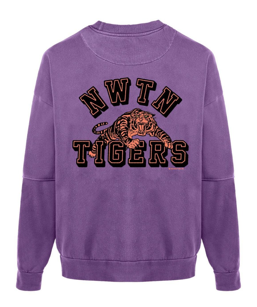 Archives Newtone | Sweatshirt Roller Purple "Wild"