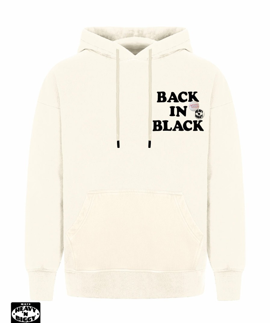 Archives Newtone | Hoodie Heavy'N Biggy Deeper Natural "Back"