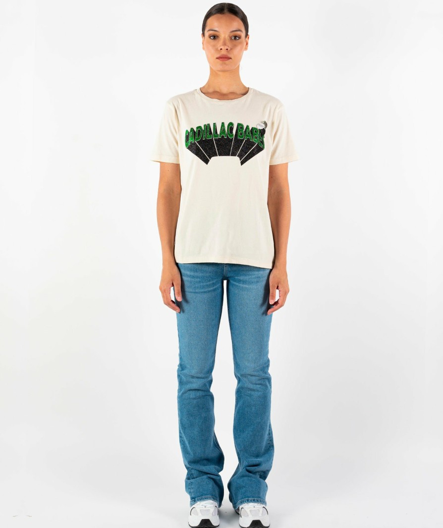 Archives Newtone | Tee Shirt Starlight Natural "Cadillac Fw23"