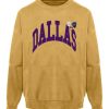 Archives Newtone | Sweatshirt Roller Mustard Dallas "City"