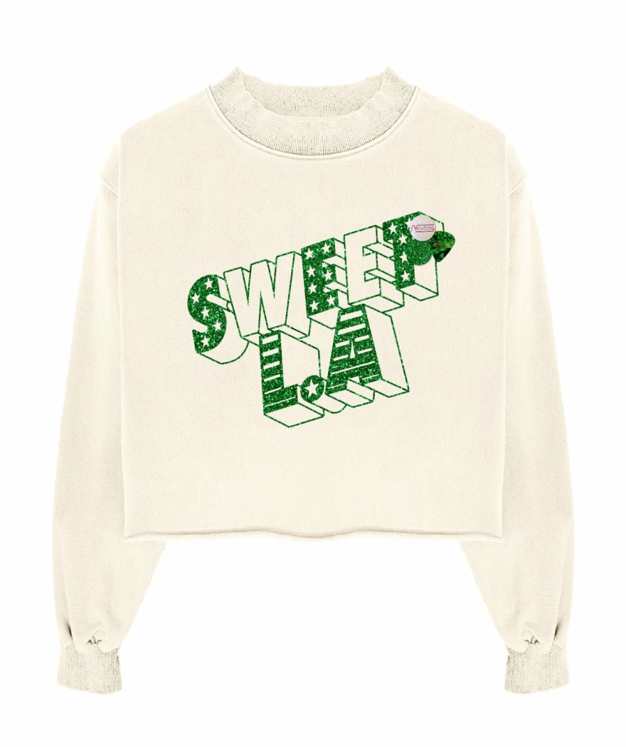 Archives Newtone | Sweatshirt Crop Porter Natural "Sweet"