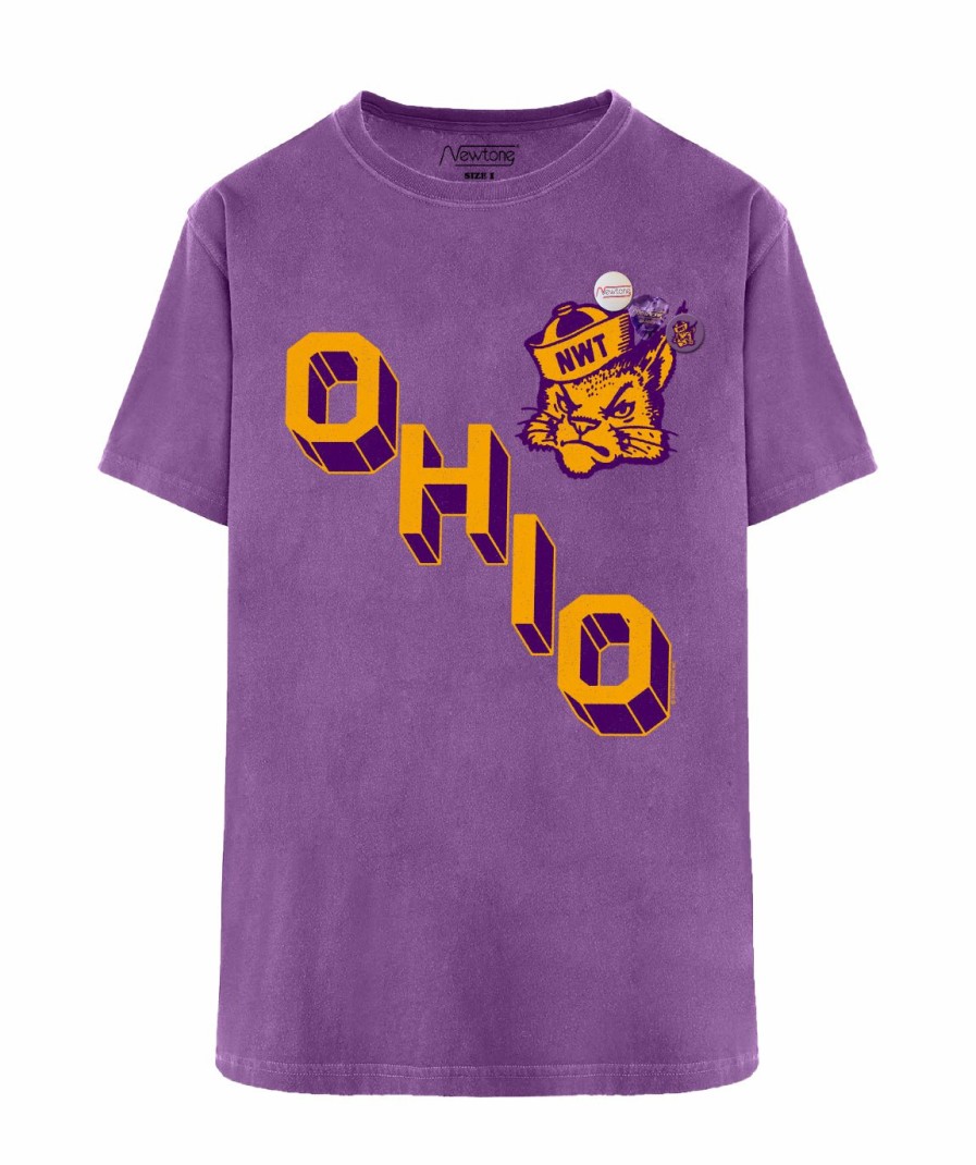 Archives Newtone | Tee Shirt Trucker Purple "Ohio"