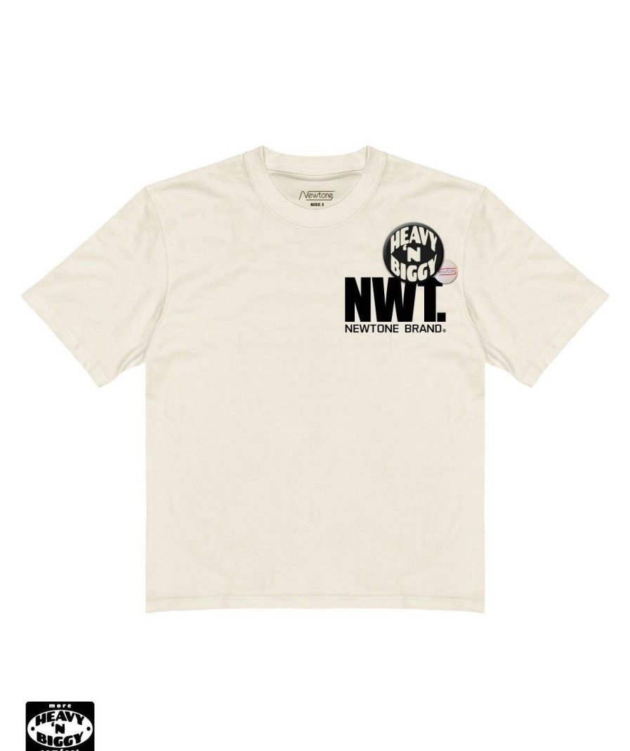 Archives Newtone | Tee Shirt Heavy'N Biggy Shelter Natural "Brand"