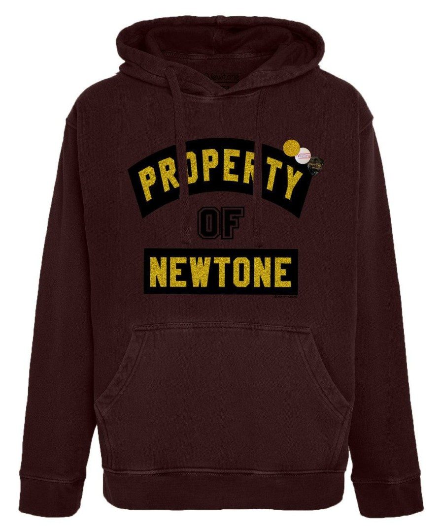 Archives Newtone | Hoodie Jagger Wine "Property"