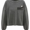 Femme Newtone | Sweatshirt Crop Porter Pepper "Brand Ss24"