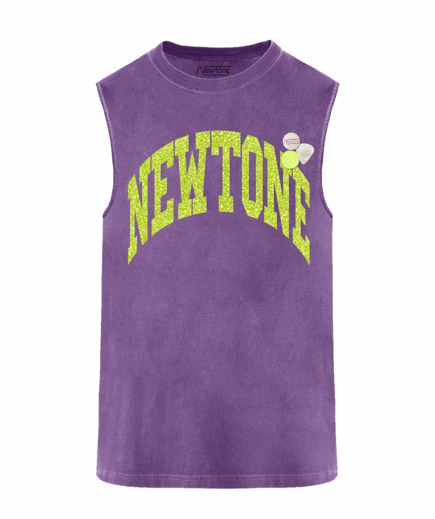 Femme Newtone | Tee Shirt Biker Purple "Tone"