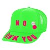 Archives Newtone | Cap Toper Neon Green "No"