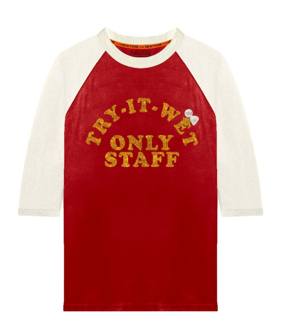 Archives Newtone | Tee Shirt Jasper Risk Red "Staff"