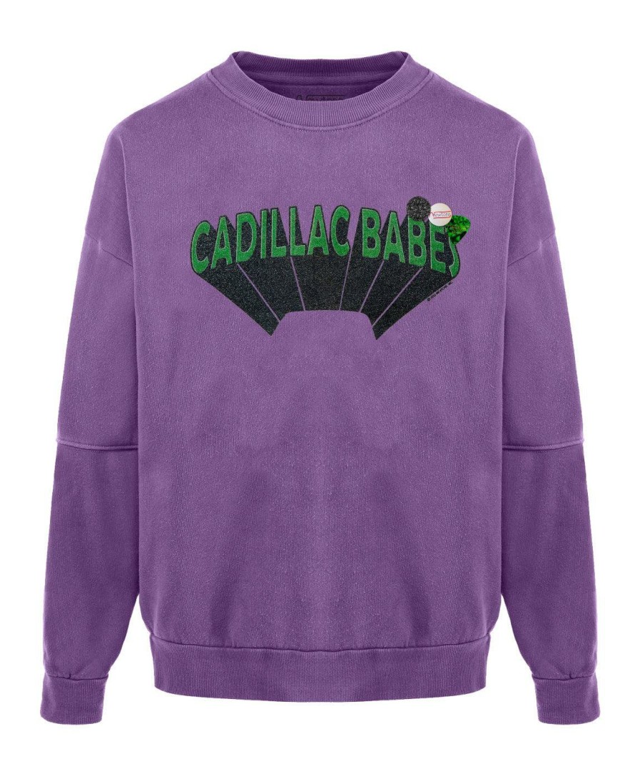 Archives Newtone | Sweatshirt Roller Purple "Cadillac"