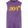 Femme Newtone | Tee Shirt Biker Purple "Joy Ss24"