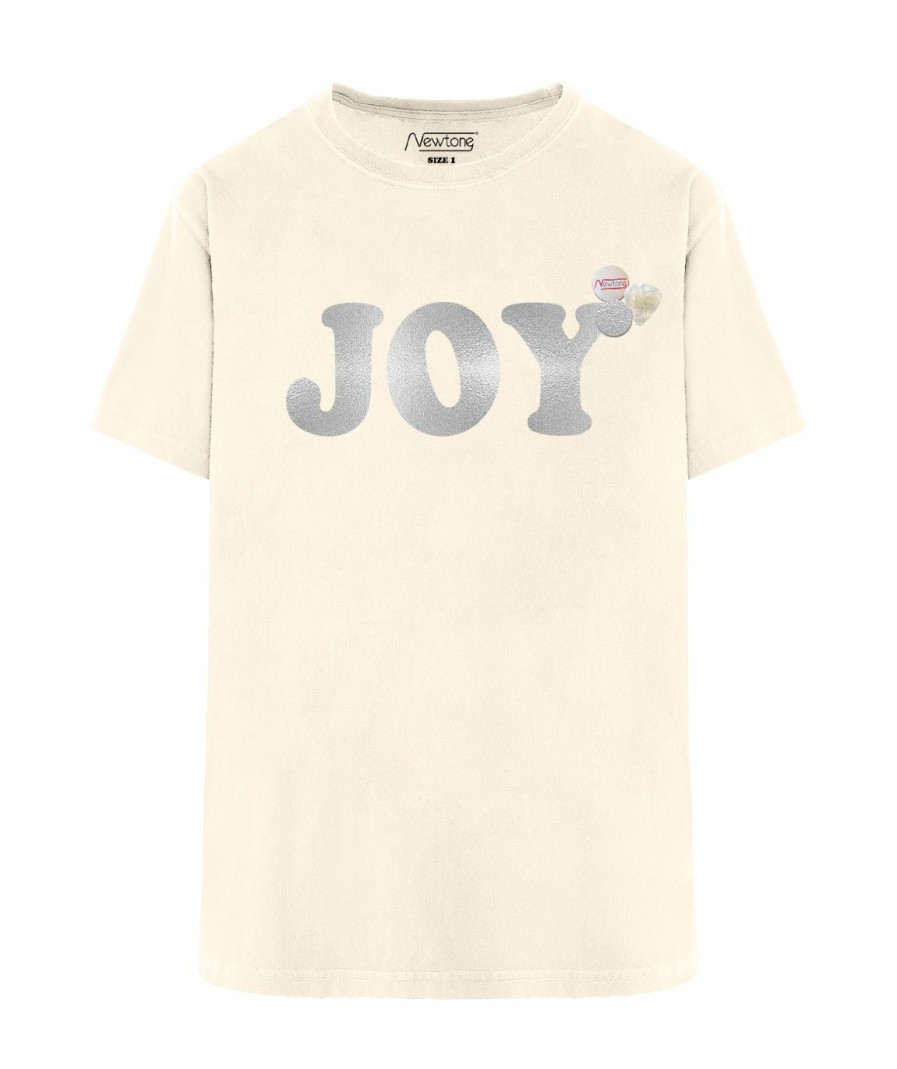 Femme Newtone | Tee Shirt Trucker Natural "Joy Ss24"