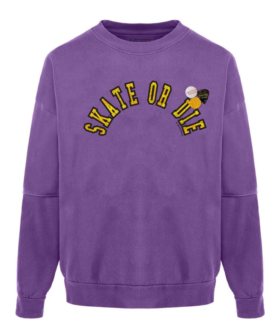 Archives Newtone | Sweatshirt Roller Purple "Die"