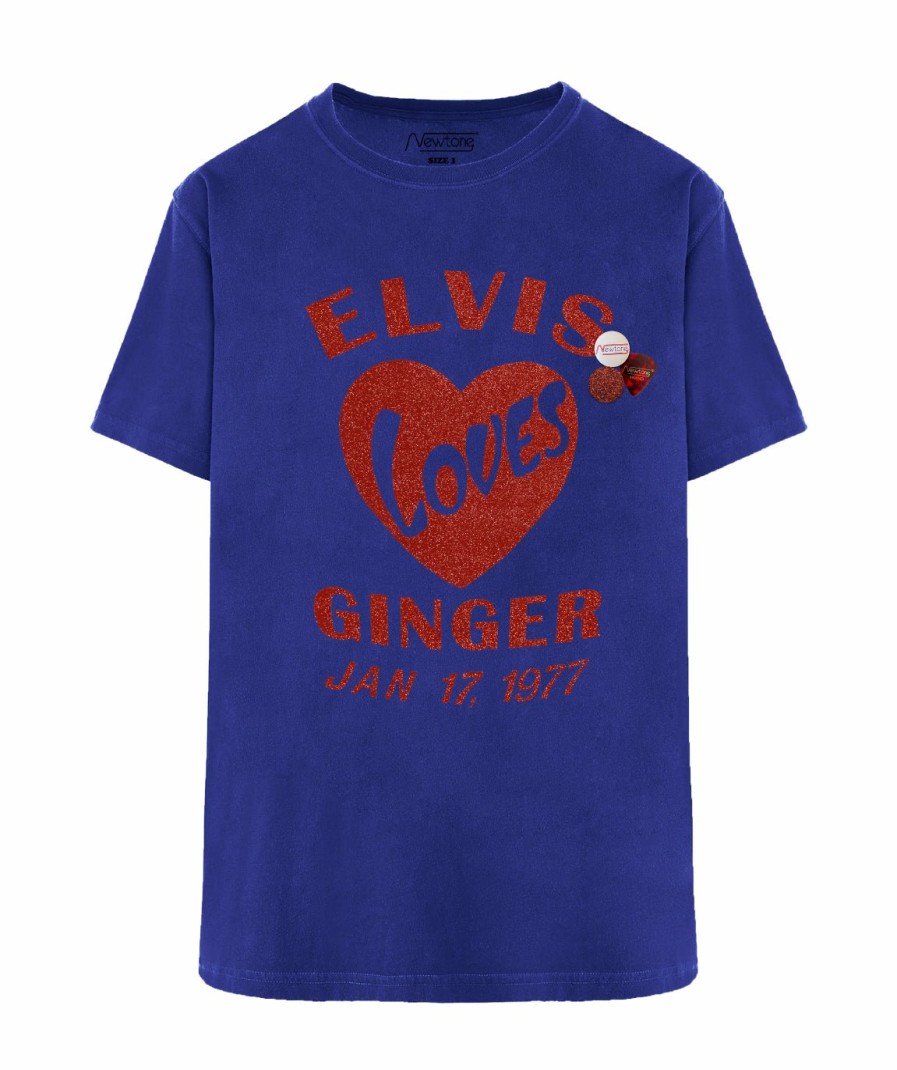 Archives Newtone | Tee Shirt Trucker Royal "Elvis"