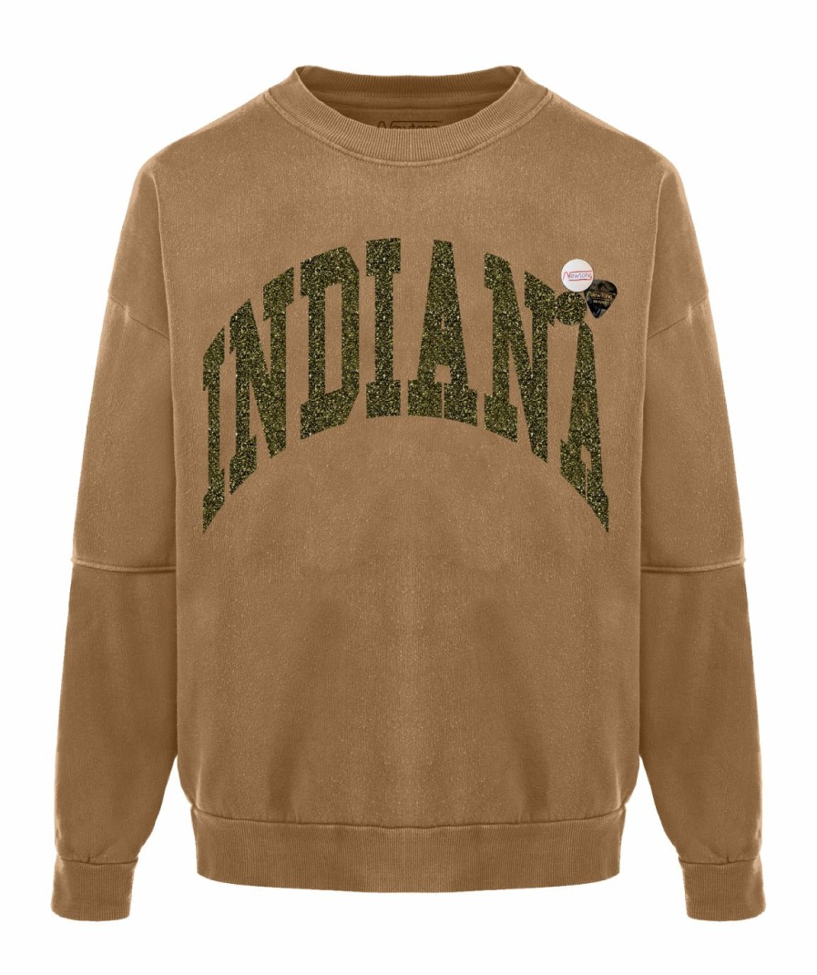 Archives Newtone | Sweatshirt Roller Havane Indiana "State"