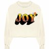 Archives Newtone | Sweatshirt Crop Porter Natural "Joy Fw23"