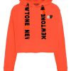 Archives Newtone | Hoodie Crop Bloomer Neon Orange "Bleed"