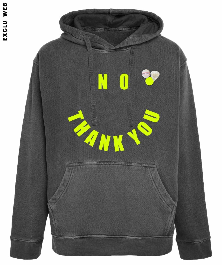 Archives Newtone | Hoodie Jagger Pepper "No"