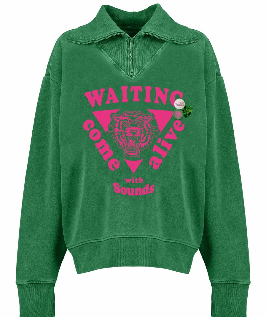 Archives Newtone | Sweatshirt Driver Grass "Waiting"