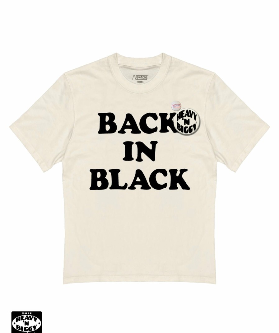 Archives Newtone | Tee Shirt Heavy'N Biggy Shelter Natural "Back"