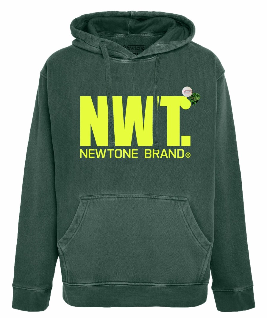 Archives Newtone | Hoodie Jagger Forest "Brand Fw23"