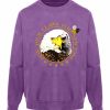 Archives Newtone | Sweatshirt Roller Purple "Claws"