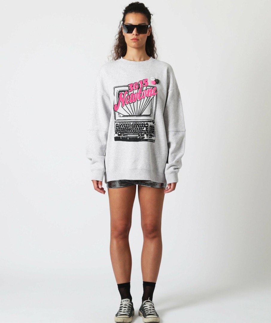 Archives Newtone | Sweatshirt Roller Ash "3615"