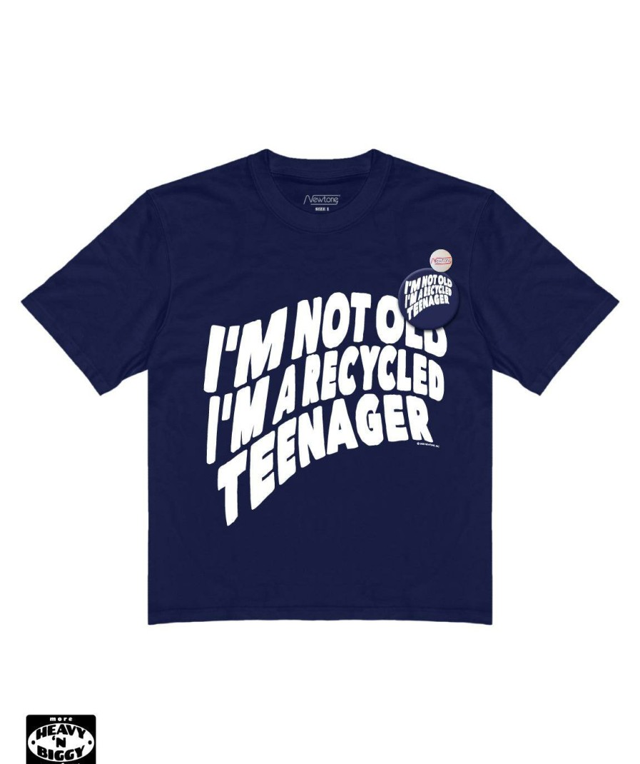 Archives Newtone | Tee Shirt Heavy'N Biggy Shelter Navy "Recycled"