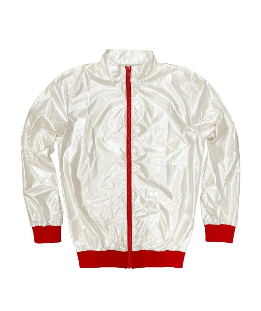 Archives Newtone | Jacket Vic Cream/Red "Cinema"