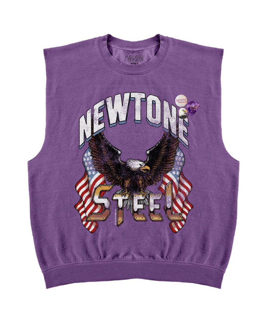 Archives Newtone | Sweatshirt Bolster Purple "Steel"