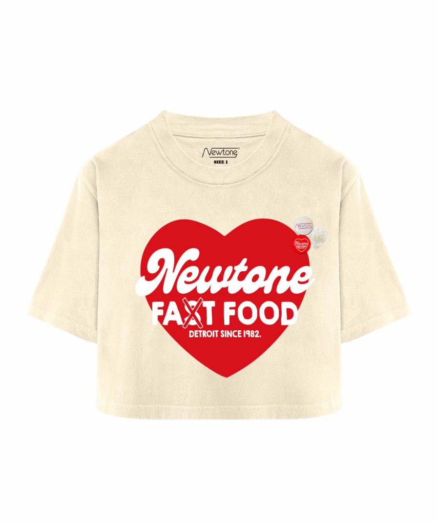 Femme Newtone | Tee Shirt Crooper Natural "Fast Ss24"