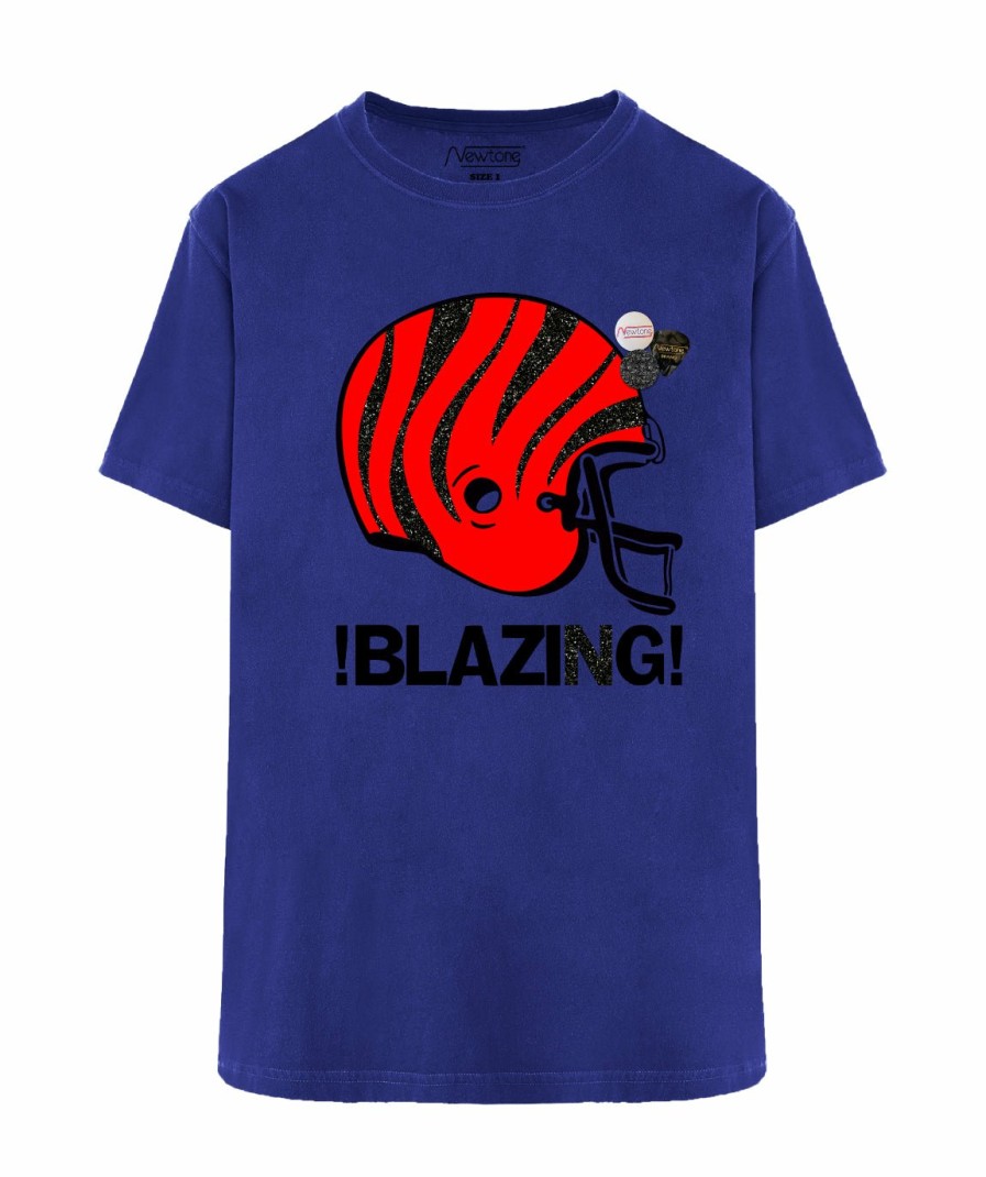 Archives Newtone | Tee Shirt Trucker Royal "Blazing"