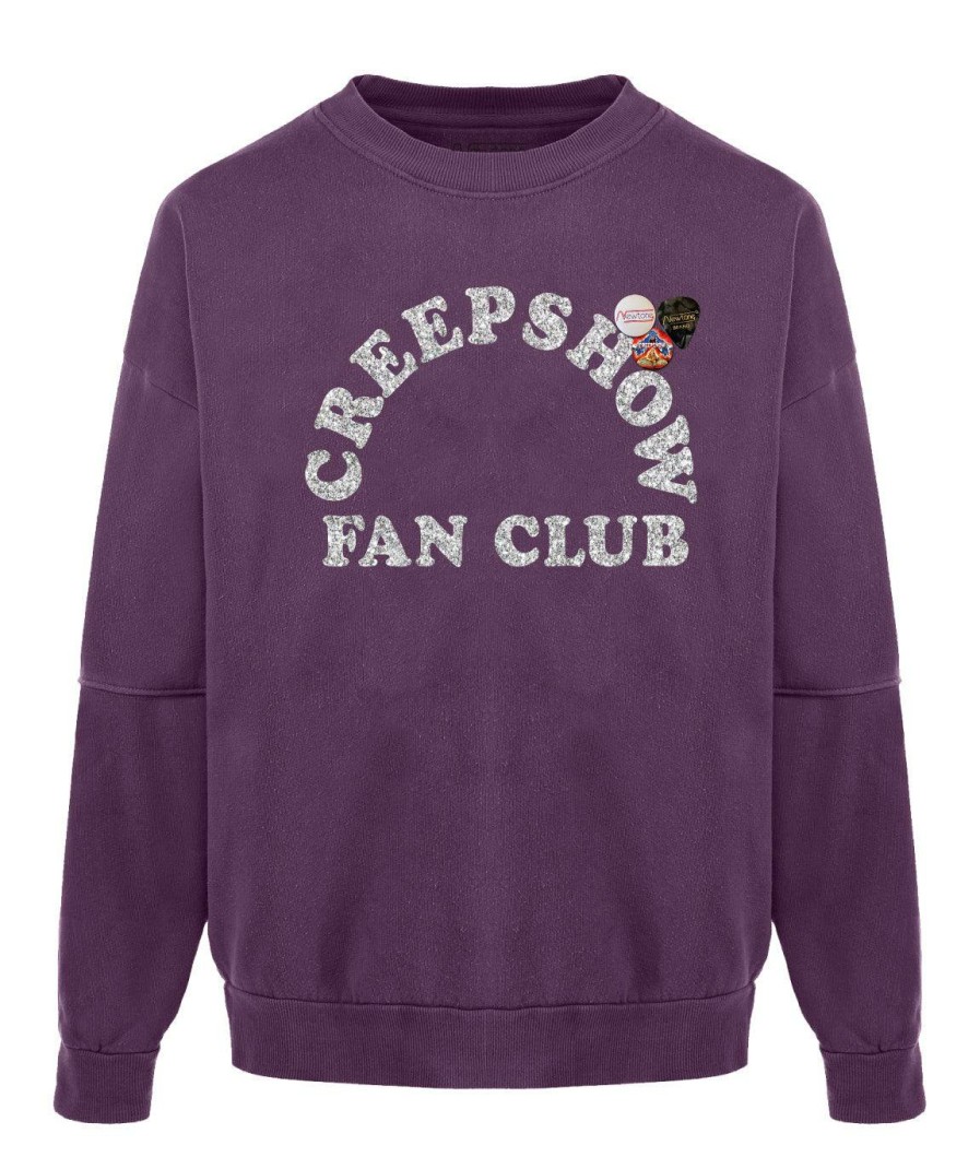 Archives Newtone | Sweatshirt Roller Grape "Creepshow"