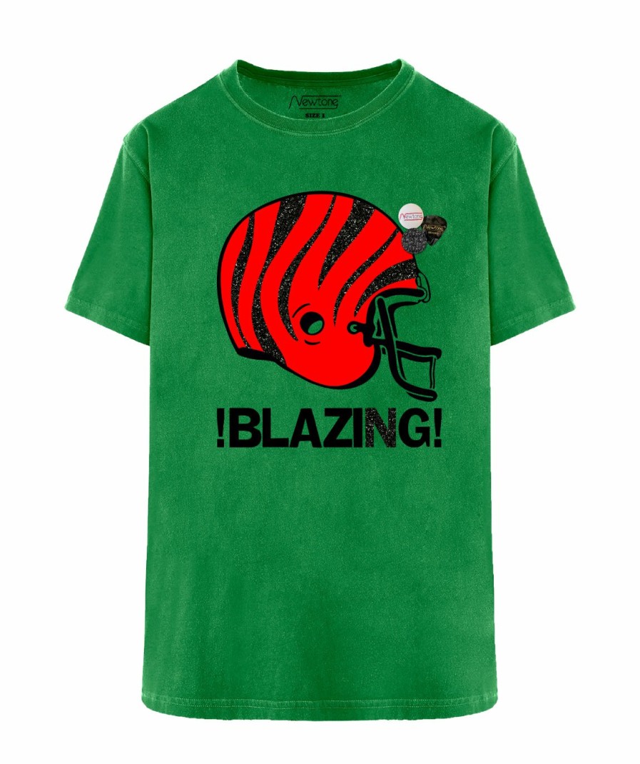 Archives Newtone | Tee Shirt Trucker Grass "Blazing"