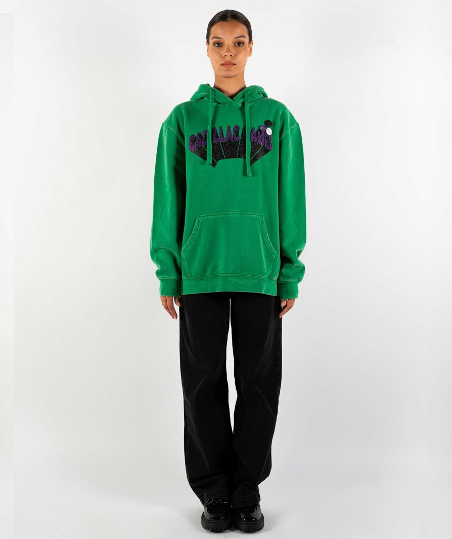 Archives Newtone | Hoodie Jagger Grass "Cadillac Fw23"