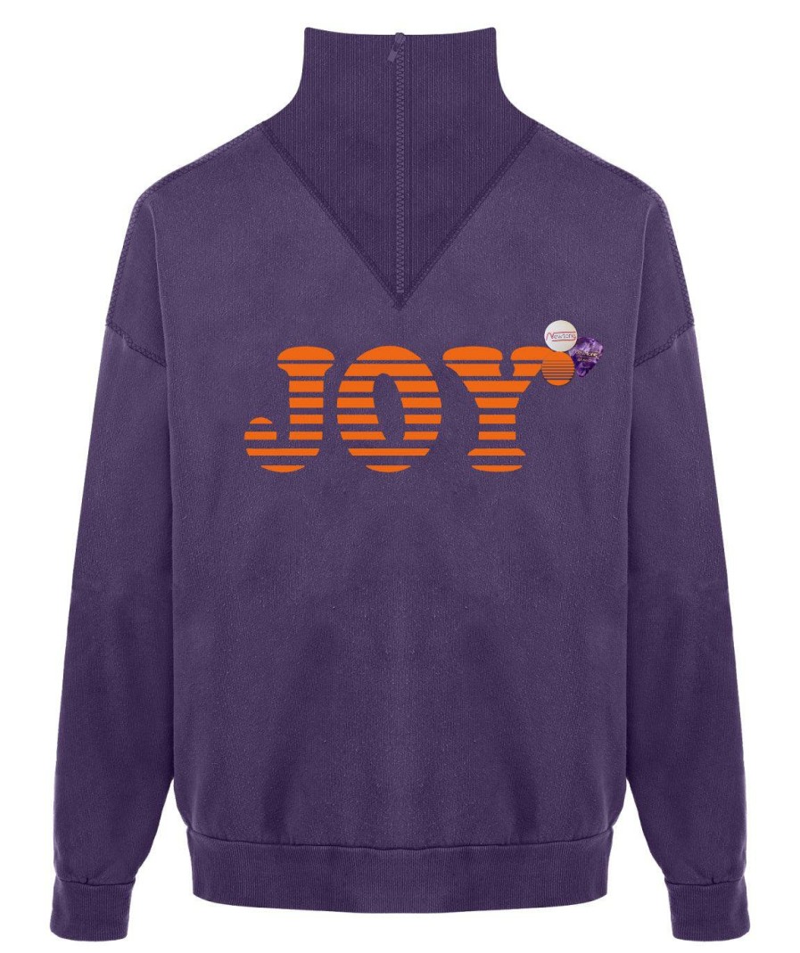 Archives Newtone | Sweatshirt Driver Grape "Joy Fw22"