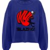 Archives Newtone | Sweatshirt Crop Porter Royal "Blazing"