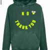 Archives Newtone | Hoodie Jagger Forest "No"