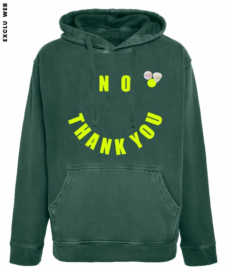 Archives Newtone | Hoodie Jagger Forest "No"