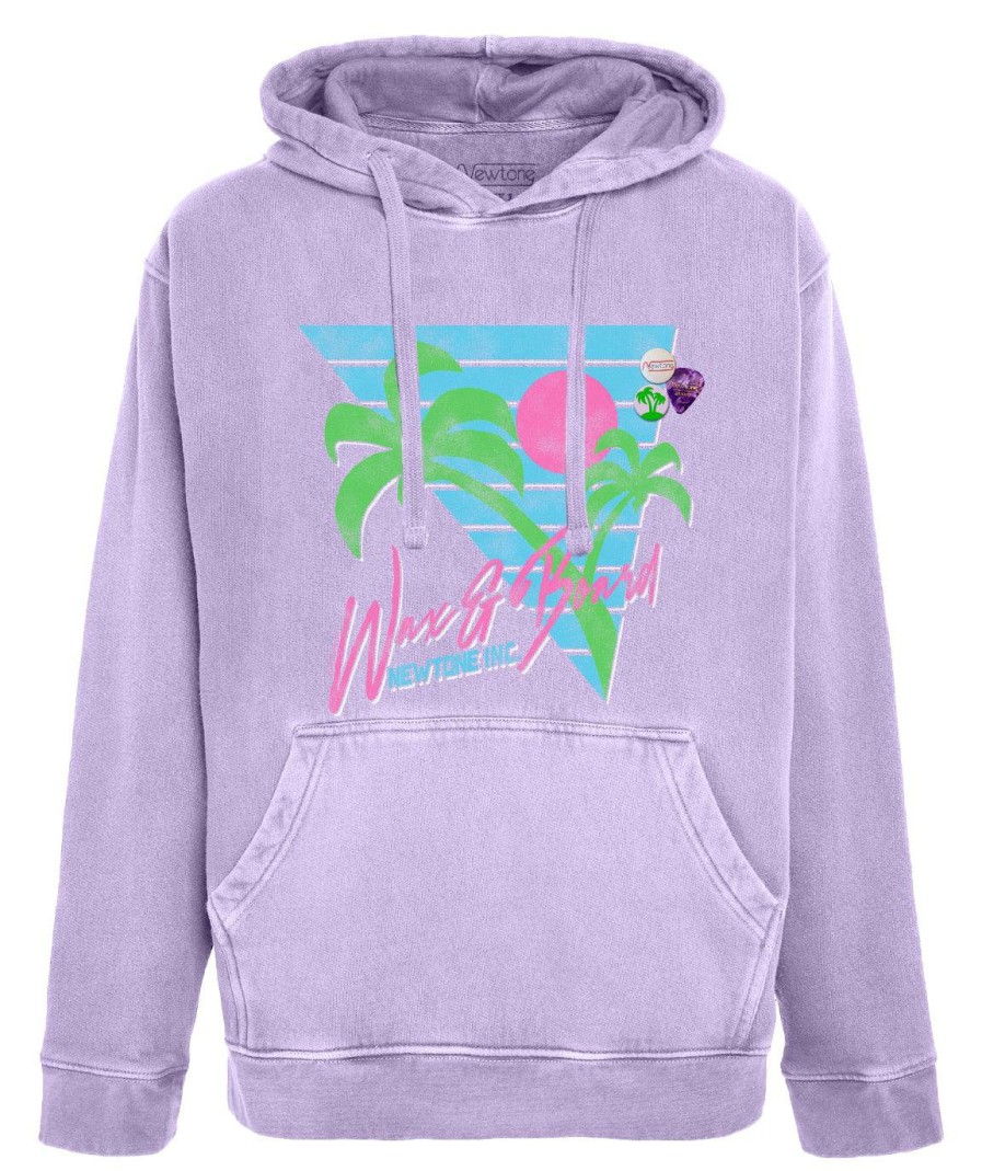 Archives Newtone | Hoodie Jagger Lilac "Wax"